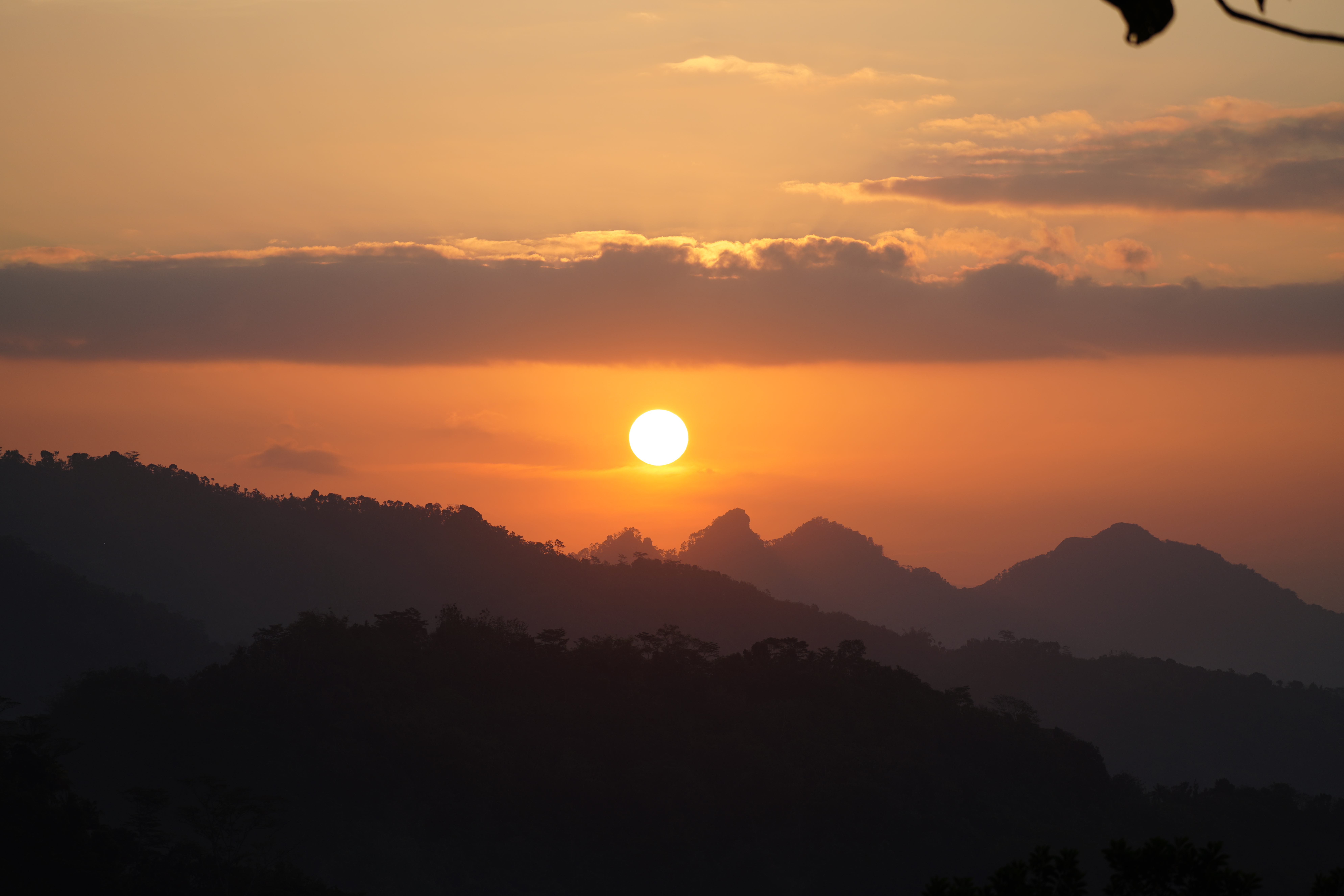 Zonsondergang Borobudur